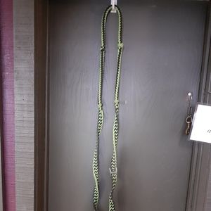 Showman braided barrel reins